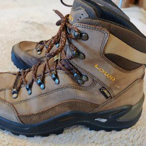 Lowa Renegade Men's Size 10 Mid GTX Gortex Nubuck Leather Hiking Boots